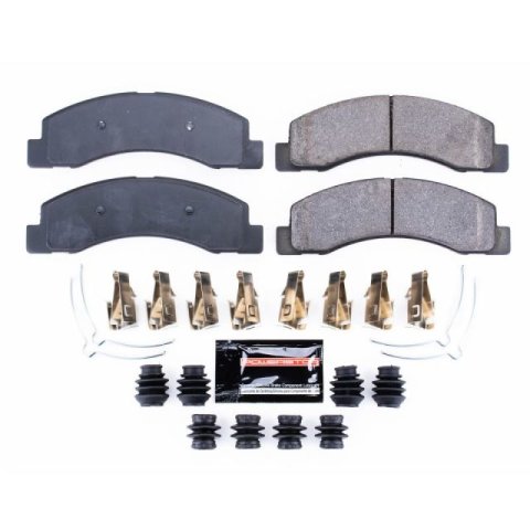 Power Stop 99-02 Ford F-350 Super Duty Front Z23 Coated Brake Kit (1x psbZ23-756, 2x psbAR8573EVC)
