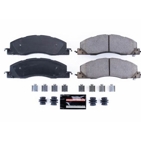 Power Stop 11-18 Ram 3500 Front Z23 Coated Brake Kit (1x psbZ23-1399, 2x psbAR8373EVC)