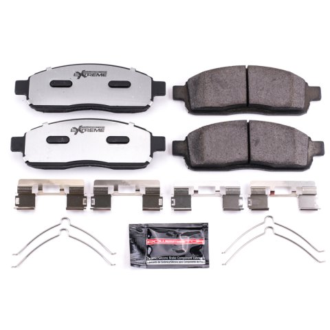 Power Stop 2004 Ford F-150 Front Z36 Coated Kit w/Calipers (1x psbZ36-1011, 2x psbL4861, 2x psbAR8596EVC)