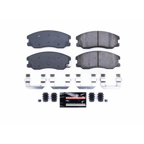 Power Stop 07-09 Suzuki XL-7 Front Z23 Coated Kit w/Calipers (1x psbZ23-1264, 2x psbAR8667EVC, 2x psbL5057)