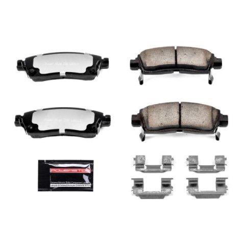 Power Stop 07-10 Saturn Outlook Front and Rear Z36 Coated Kit w/Calipers (Bundled Kit)