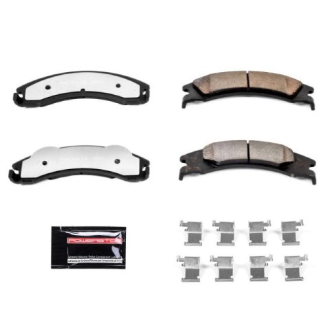 Power Stop 17-18 Ford E-450 Super Duty Rear Z36 Coated Kit w/Calipers (1x psbZ36-1329, 2x psbL5075, 2x psbAR85123EVC)