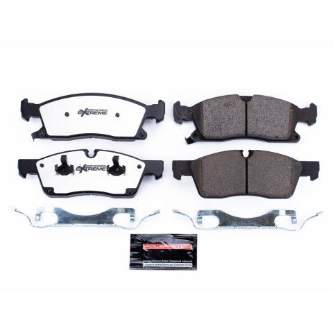 Power Stop 11-16 Jeep Grand Cherokee Front Z36 Coated Kit w/Calipers (1x psbZ36-1455, 2x psbL5297, 2x psbAR83076EVC)