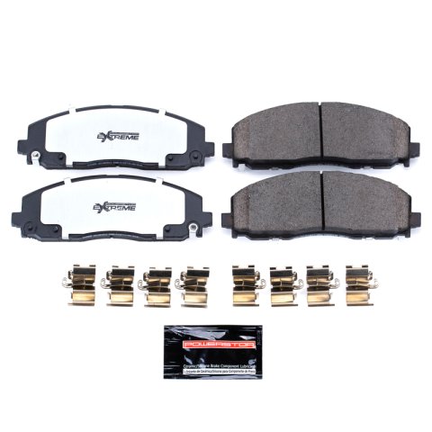 Power Stop 12-20 Dodge Journey Front Z36 Coated Kit w/Calipers (1x psbZ36-1589, 2x psbL5403A, 2x psbAR83081EVC)