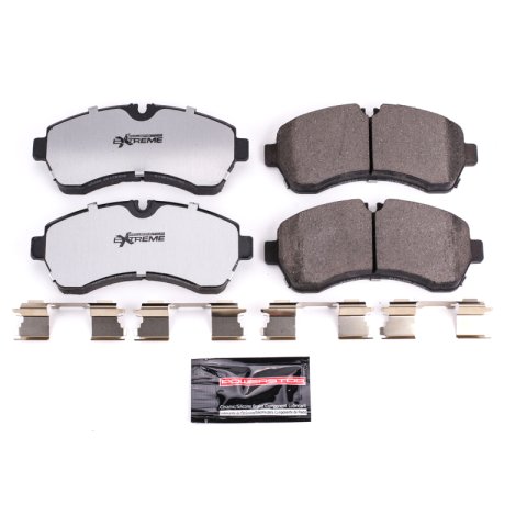 Power Stop 10-18 Mercedes-Benz Sprinter 3500 Front Z36 Coated Kit w/Calipers (2x psbL5089, 1x psbZ36-1268, 2x psbEBR871EVC, 2x psbSW-0510)