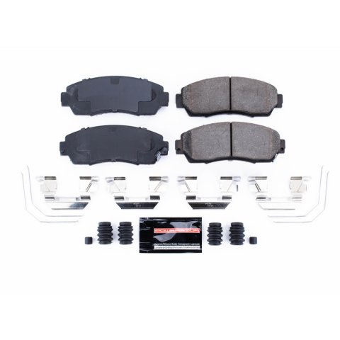 Power Stop 15-17 Honda Odyssey Front Z23 Coated Kit w/Calipers (1x psbZ23-1521, 2x psbJBR1590EVC, 2x psbL6449)
