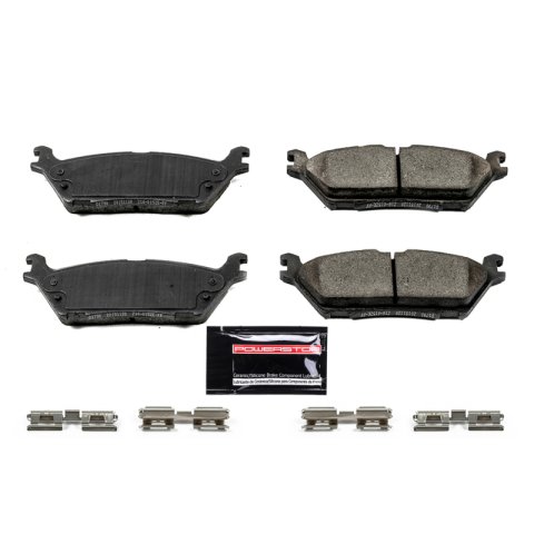 Power Stop 18-20 Ford F-150 Rear Z23 Coated Kit w/Calipers (1x psbZ23-1790, 2x psbAR85195EVC, 2x psbL15019)