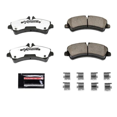 Power Stop 07-09 Freightliner Sprinter 3500 Rear Z36 Coated Kit w/Calipers (2x psbL5065, 1x psbZ36-1318, 2x psbEBR1037EVC, 4x psbSW-0517)