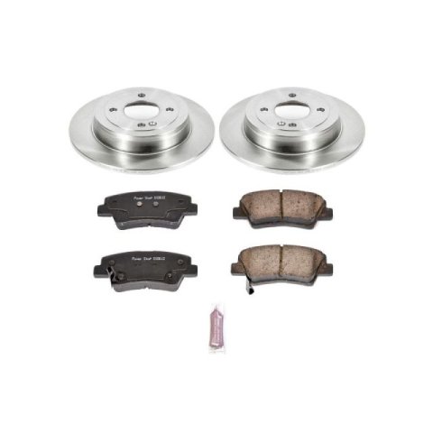 Power Stop 12-17 Kia Rio Front and Rear Autospecialty Kit w/Calipers (Bundled Kit)