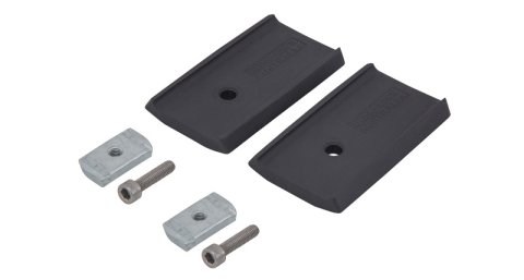 Rhino-Rack 07-18 Jeep Wrangler JK 4Dr Heavy Duty RX300L 3-Bar Backbone Roof Rack (Bundled Kit)