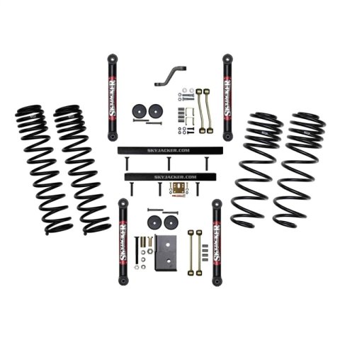 Skyjacker 03-06 Jeep Wrangler Tj 4 In. Susp. Lift Kit With ADX M2.0 Aluminum Monotube Shocks (1x skyTJ40XM, 1x skyTJ403BLT)