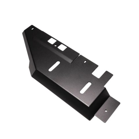 Cali Raised 2024+ Toyota Tacoma Transfer Case Skid Plate - Hybrid / Aluminum / Powder Coat