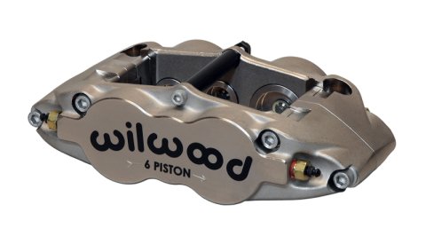Wilwood Caliper-Narrow Superlite 6R-ST-L/H - Nickel 1.62/1.12/1.12in Pistons 1.10in Disc