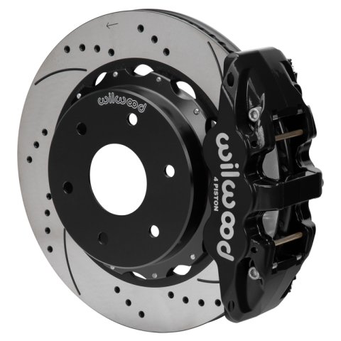 Wilwood kit rear DISC/DRUM AERO4 big ford new style 2.50 offset 14.00 rotor 6 lug SRP