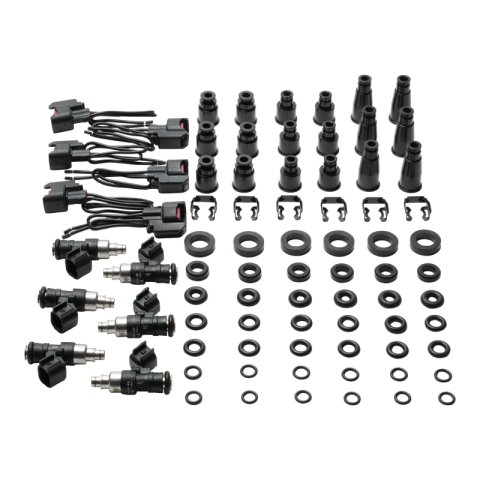DeatschWerks Universal 6 Cylinder Import Injector Kit - Set of Six 750cc Injectors