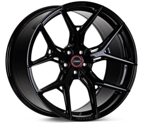 Vossen HF5 - 20x11 - ET74 - 5x120.65 - 70.3 - FLAT - GB - GLOSS BLACK