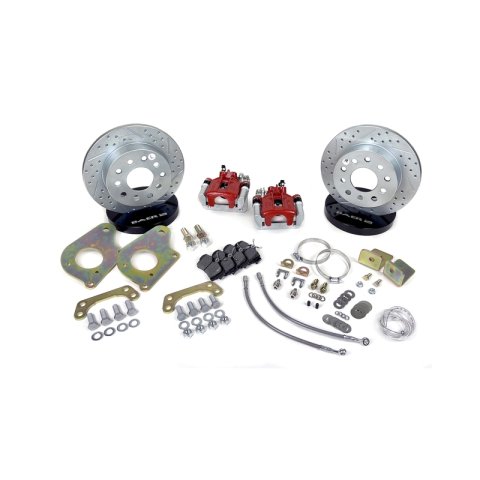 Baer Brakes 78-88 GM Malibu/El Camino/Monte Carlo/Regal 10.5in Classic Series Rear Brake Kit - Red
