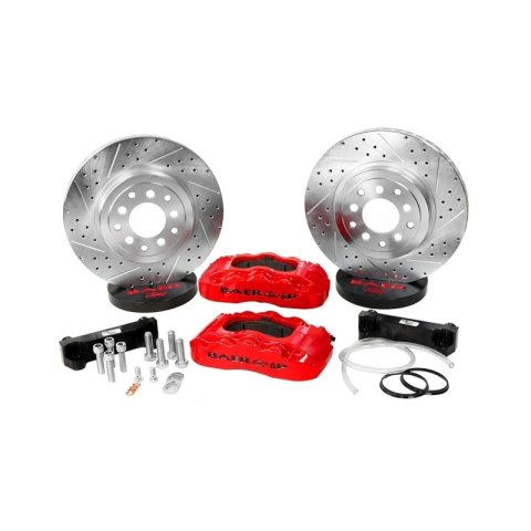 Baer Brakes 06-09 Chevy Trailblazer 2/4WD 14in Pro Rear Brake System - Black