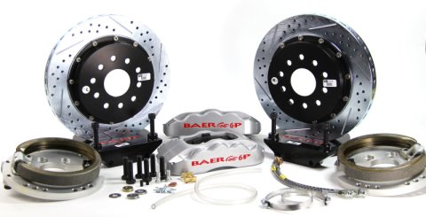 Baer Brakes 94-96 Chevy Impala SS 14in Pro+ Rear Brake Kit - Silver
