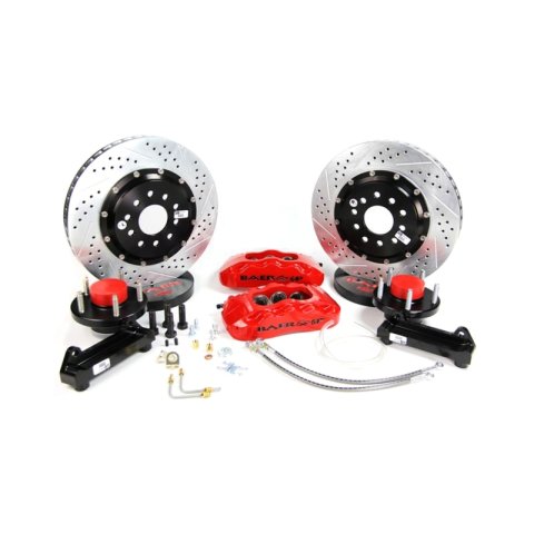 Baer Brakes 64-72 GM A-Body/67-69 F-Body STD Studs 13in Pro+ Front SDZ Brake Kit - Red