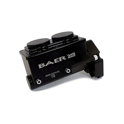 Baer Brakes SN95 1-1/8in Bore Remaster Hydroboost Left Port Master Cylinder - Black