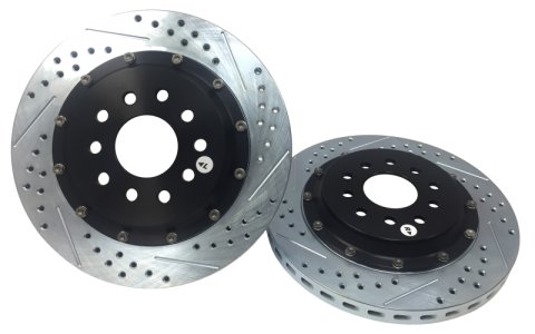 Baer Brakes 88-96 Chevrolet Corvette Eradispeed+ Front SDZ 2-Piece Performance Brake Rotors