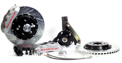 Baer Brakes 94-96 Chevrolet Impala 14in Pro+ Front Brake Kit-Silver-