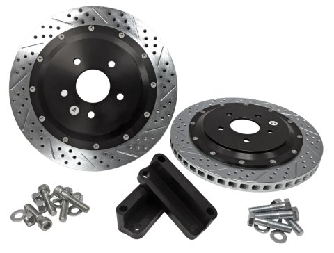 Baer Brakes 04-09 Cadillac XLR Eradispeed+ Rear SDZ 2-Piece Performance Brake Rotors
