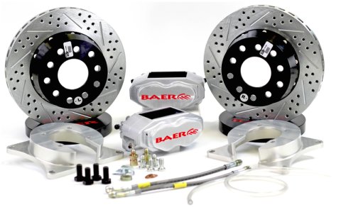 Baer Brakes Rear Ends w/ Ford 9in Early Big Bearing HE 11in SS4+ DS Rear SDZ Brake Kit - Clear