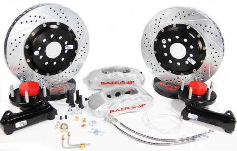Baer Brakes 13in Pro+ Front Brake Kit - Silver