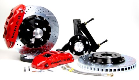 Baer Brakes 73-76 Buick Century STD Studs 14in Extreme+ Front SDZ Brake Kit - Hugger Orange
