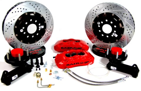 Baer Brakes 76-80 Dodge Aspen STD Studs 13in Pro+ Front SDZ Brake Kit - Black