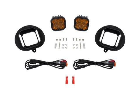 Diode Dynamics 02-08 Dodge Ram 1500/2500/3500 SS3 Fog Light Kit - Yellow Max