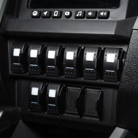 sPOD 2022+ Polaris RZR Pro R BantamX Switch Panel Kit - Amber