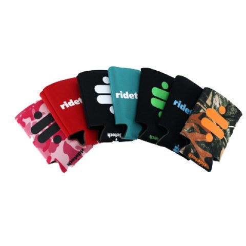 Ridetech Can Coozie - Red w/ White Logo