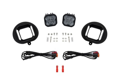 Diode Dynamics 02-08 Dodge Ram 1500/2500/3500/ Durango SS3 LED Foxbeam Fog Light Kit