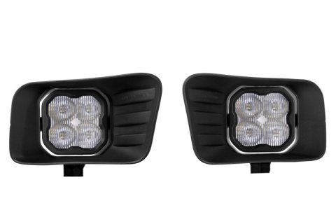Diode Dynamics 09-18 Dodge Ram 1500/2500/3500 SS3 LED Horizontal Fog Light Kit