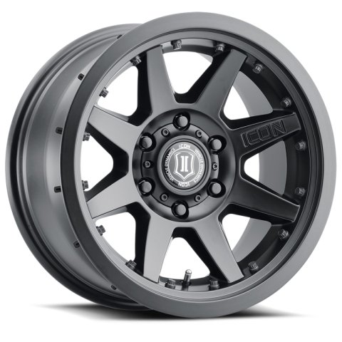 ICON Rebound Pro 17x8.5 / 5x5.5 / 0mm / 4.75in BS Satin Black Wheel