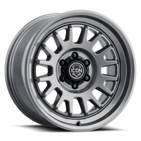 ICON Anza 17x8.5 / 5x150 / 25mm / 5.75in BS Gun Metal Wheel