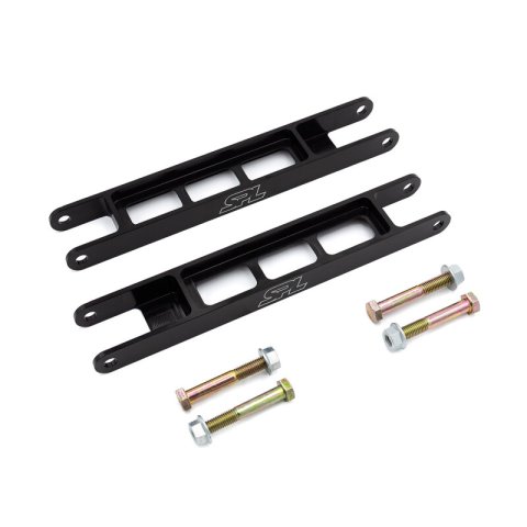 SPL Parts BMW E8X/E9X Rear Lower Trailing Arms - Anodized Black