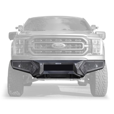 Go Rhino 21-23 Ford F-150 (4dr) Element Front Bumper w/ Fixed Light Bar Mount - Tex. Blk