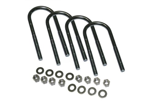 Superlift U-Bolt 4 Pack 9/16x3-1/8x12 - Round w/ Hardware