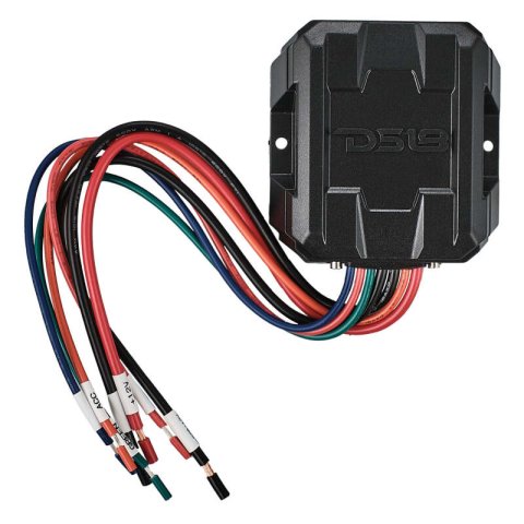 DS18 Best Marine Stereo Subwoofer Speaker Package Black w/ LED Controller (Bundled Kit)