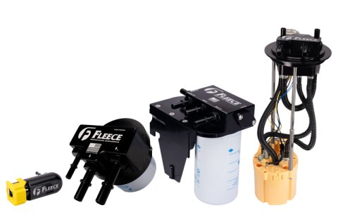 Fleece Performance 17-24 Ford F-250 6.7L Short Bed Complete Fuel System Upgrade Kit w/Lift Pump