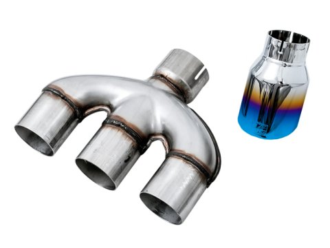 AWE 17-20 Honda Civic Si Dual-to-Triple Vapor Blue Tip Conversion