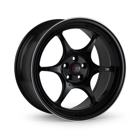 Enkei PF06 19x8.5 5x112 42mm Offset 75mm Bore Black Machined Wheel (MOQ 40)