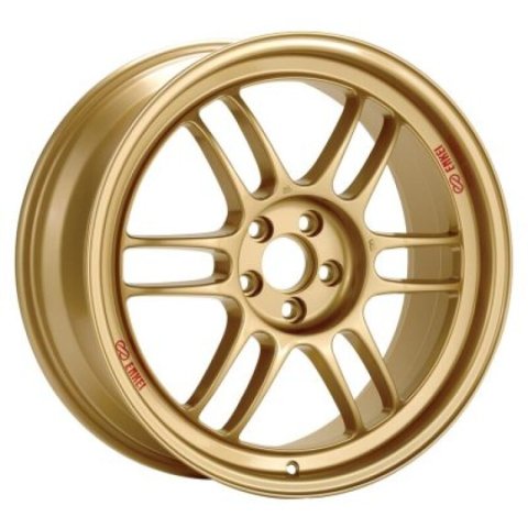 Enkei RPF1 17X9 5x100.73 35mm Offset 73mm Bore Gold Wheel (MOQ 40)