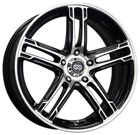 Enkei FD-05 18X7.5 4x100 45mm Offset 72mm Bore Matte Black Wheel (MOQ 40)