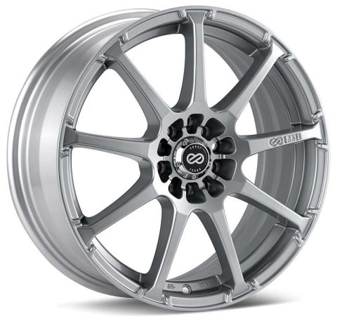 Enkei EDR9 17x7 5x100/114.3 38mm Offset 72.6mm Bore Silver Wheel