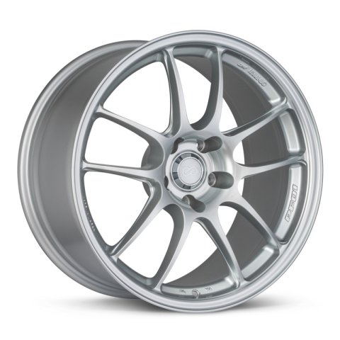 Enkei PF01 18x8 5x108 50mm Offset 75mm Bore Silver Wheel (MOQ 40)